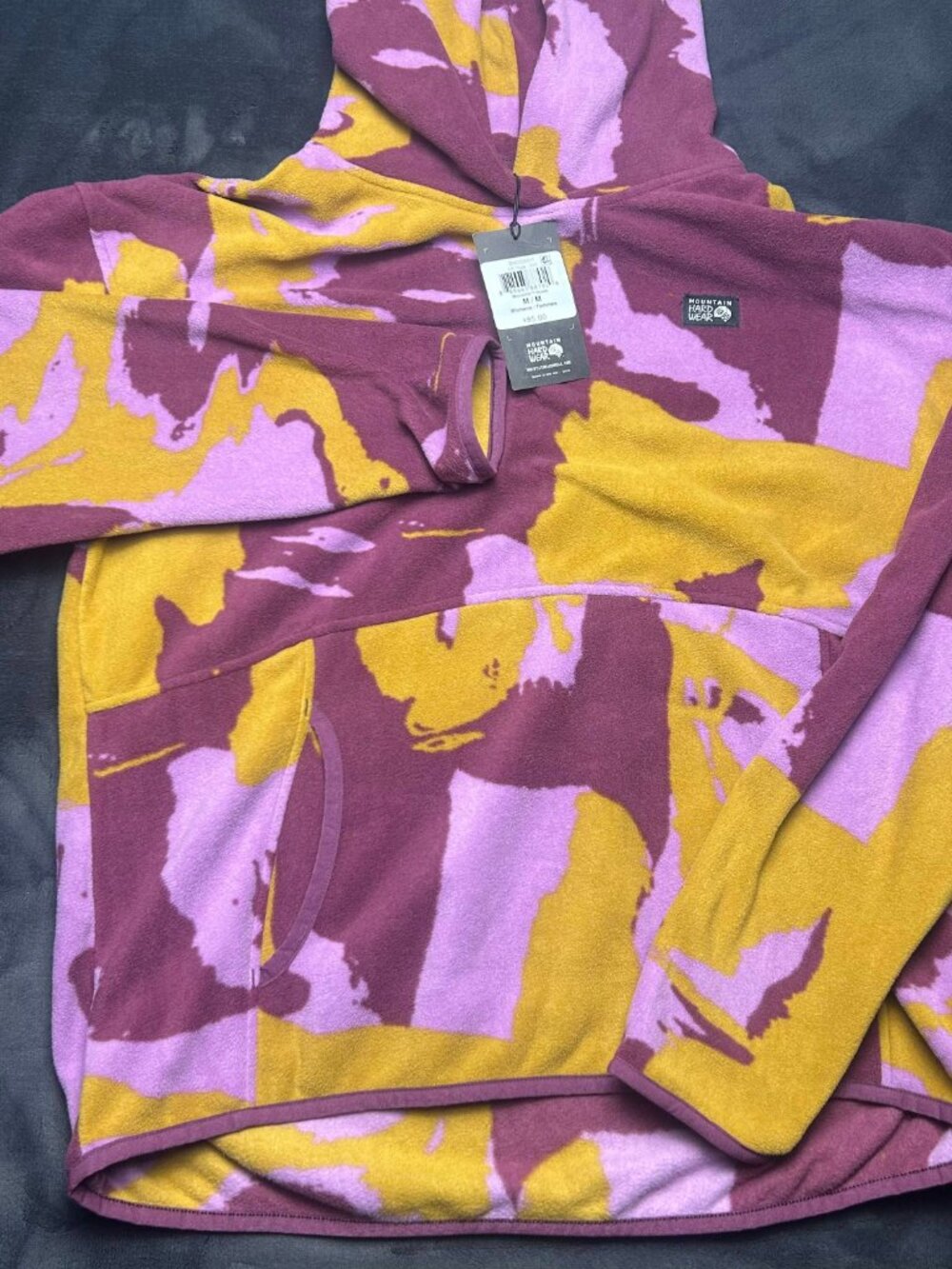 Mountain Hardwear Microchill Hoodie Womens M Purple - Picture 2 of 6
